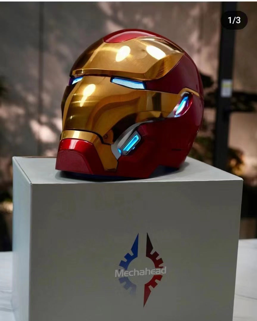 Mechahead MK50 Iron Man Helmet | Wearable 1:1 Collectible with Voice Control