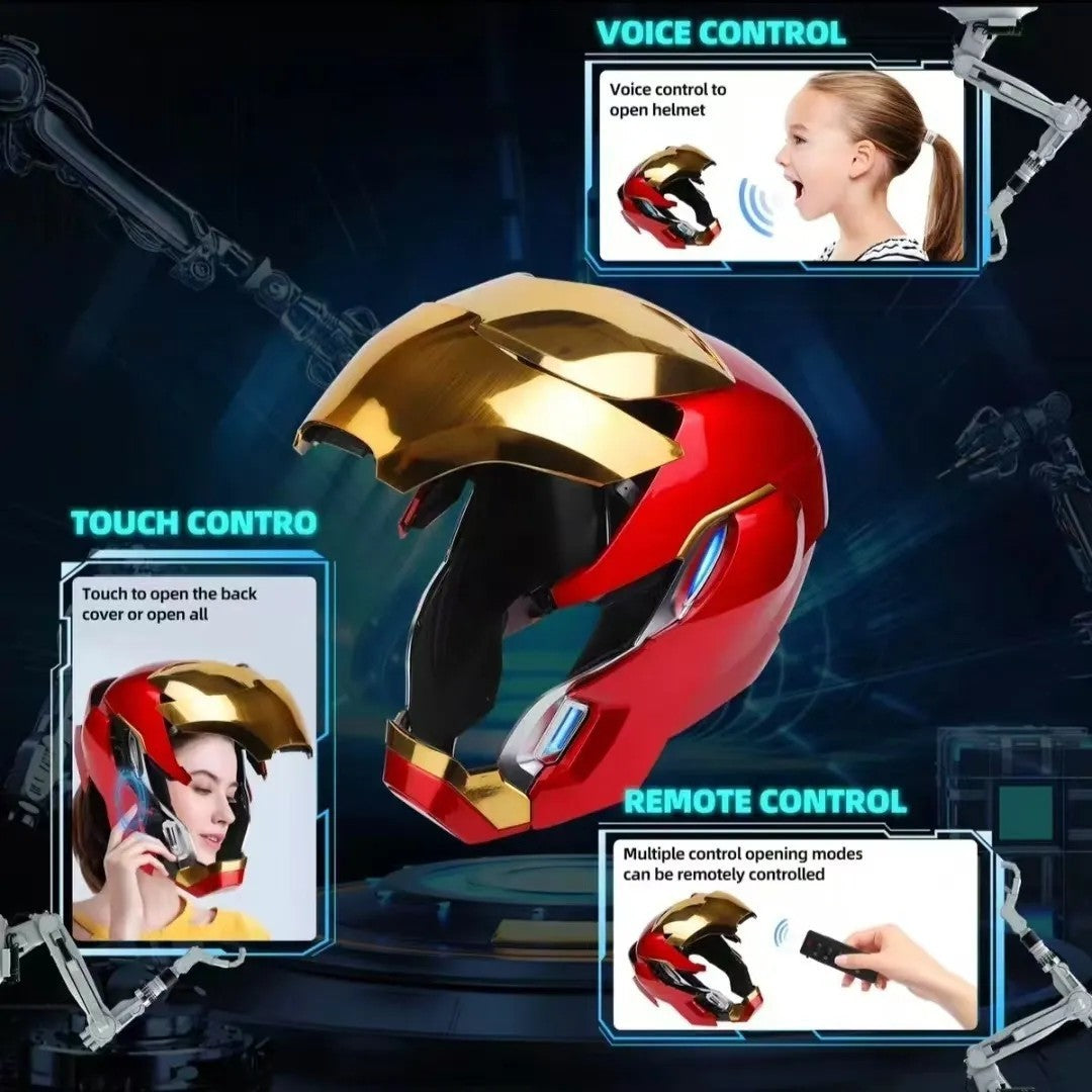 Mechahead MK50 Iron Man Helmet | Wearable 1:1 Collectible with Voice Control