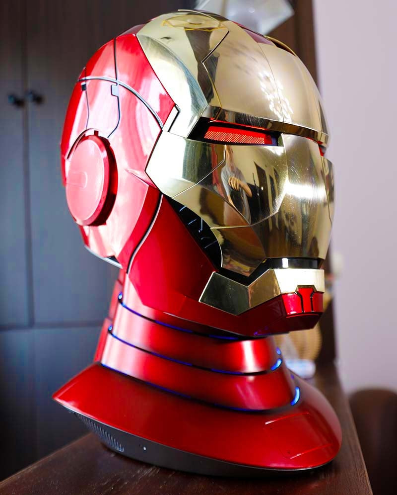 Mechahead Iron Man MK5 Helmet | English Version | Voice Control | 1:1 Wearable Collectible Mask