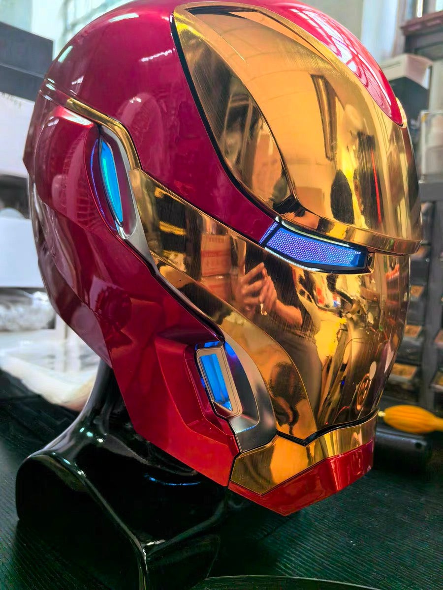 Mechahead MK50 Iron Man Helmet | Wearable 1:1 Collectible with Voice Control