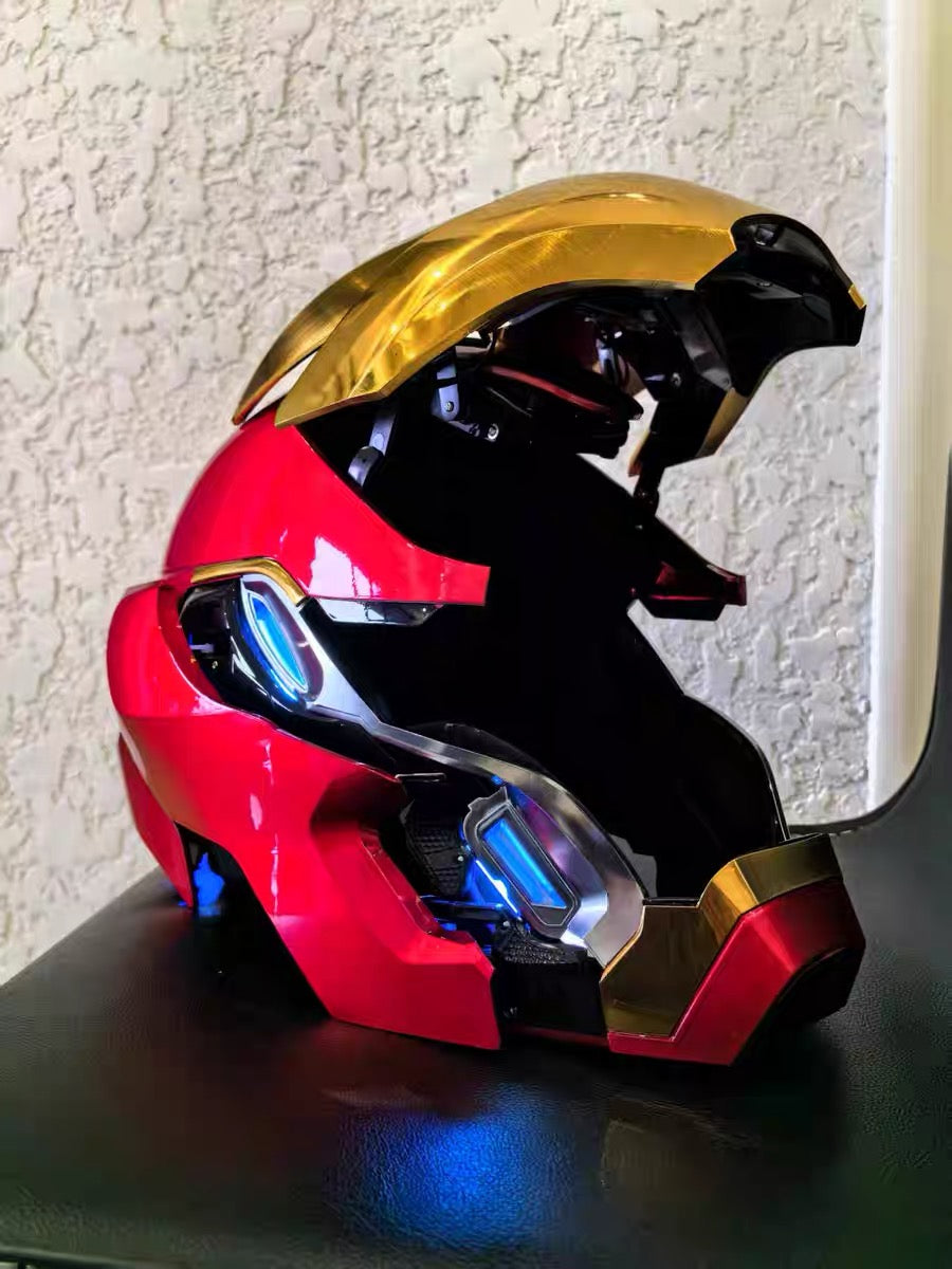 Mechahead MK50 Iron Man Helmet | Wearable 1:1 Collectible with Voice Control