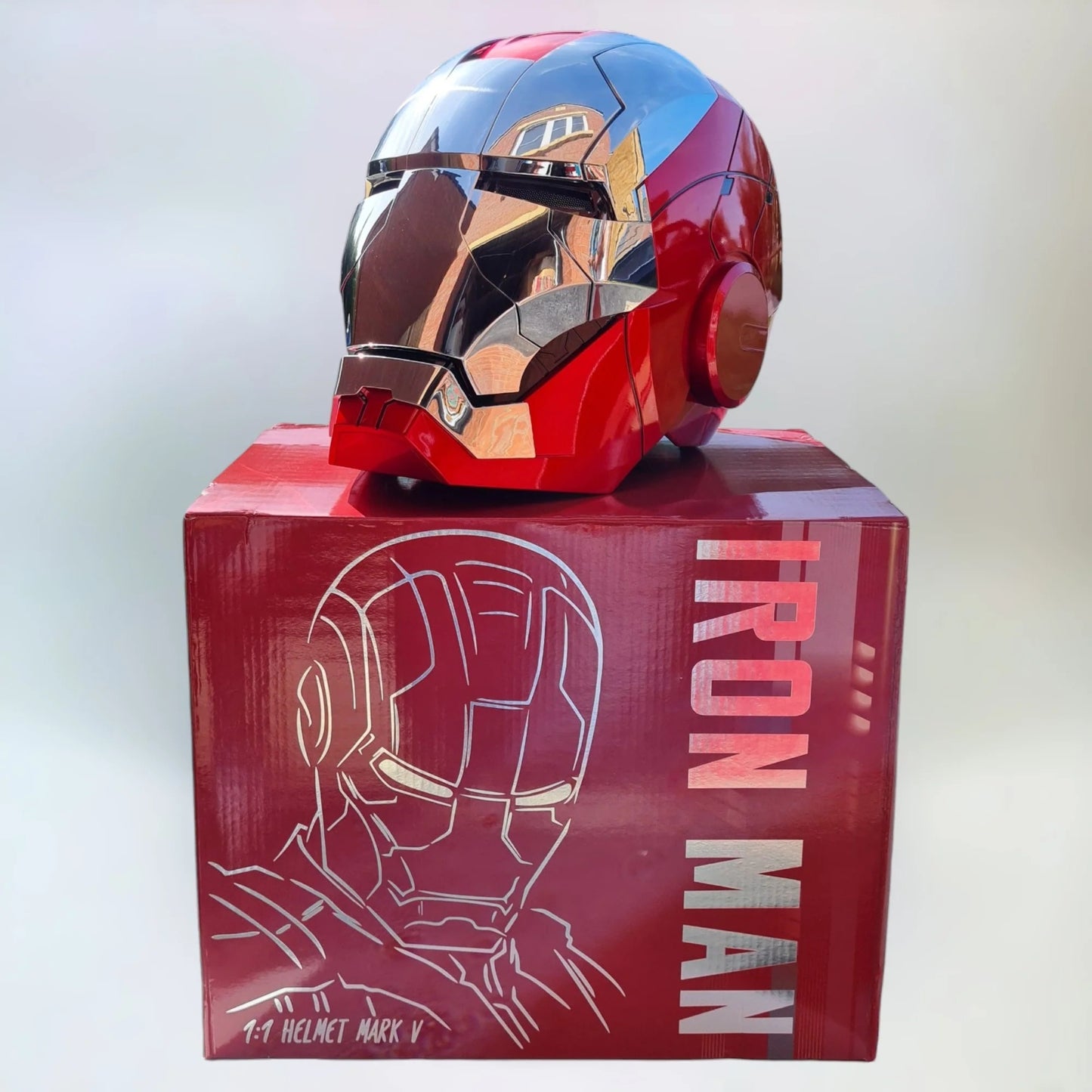 Mechahead Iron Man MK5 Helmet | English Version | Voice Control | 1:1 Wearable Collectible Mask