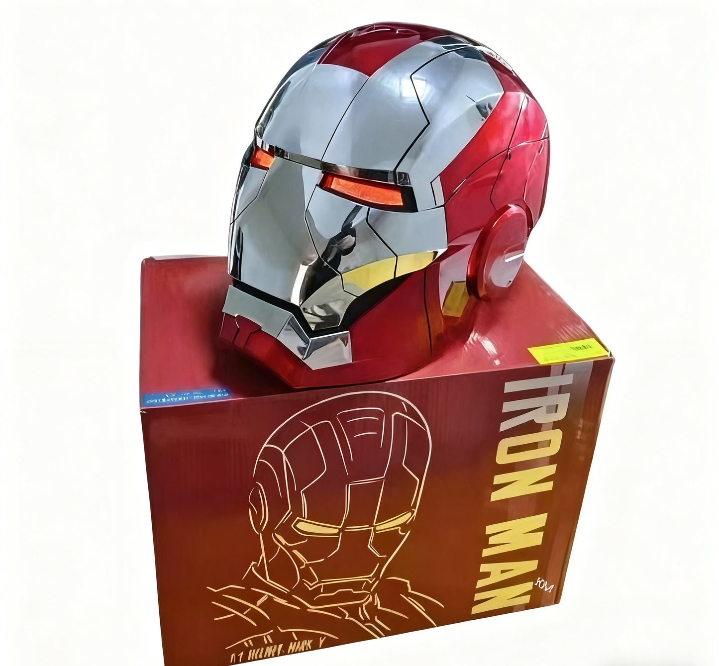Mechahead Iron Man MK5 Helmet | English Version | Voice Control | 1:1 Wearable Collectible Mask