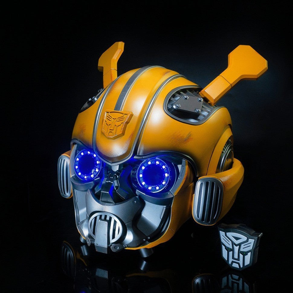 Bumblebee Transformation Helmet | Voice, Touch & Remote Control | 1:1 Wearable Collectible