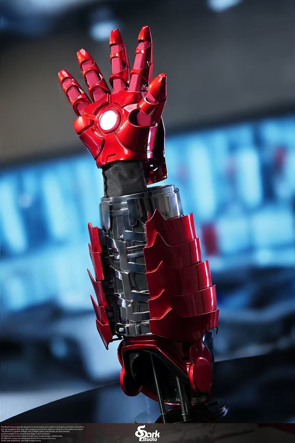 MK5 Wearable Arm & Hand Replica | Voice + Touch + Remote Control Collectible Prop | 1:1 Full Metal Finish