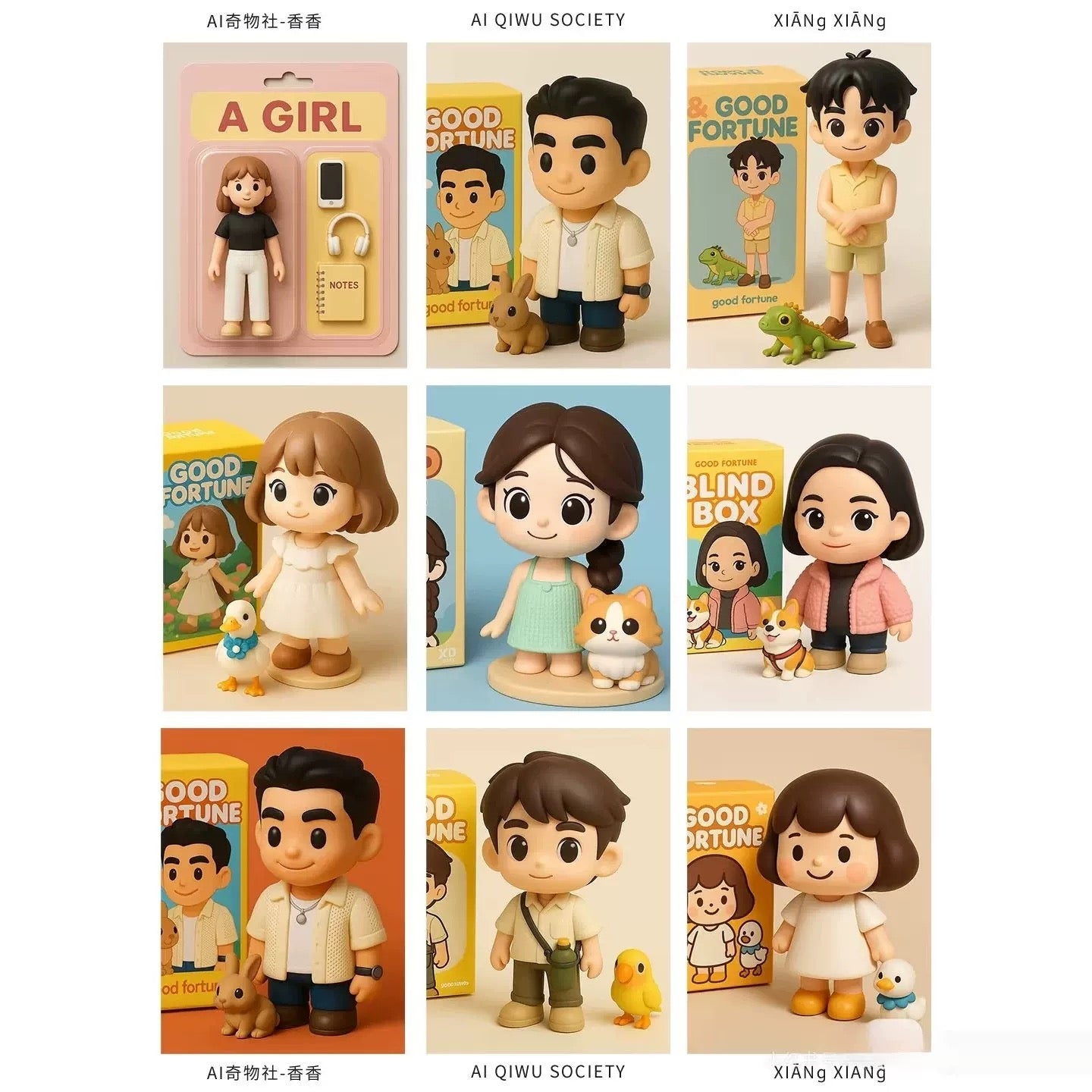 AI Custom 3D Printed Figurine | Personalized Full-Color Resin Character Model (10–12cm)