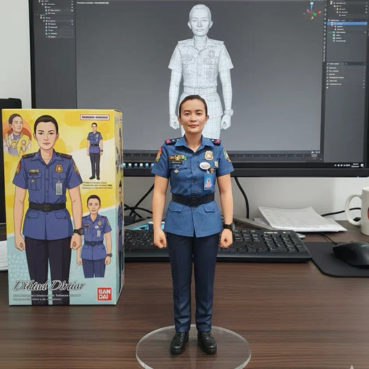 AI Custom 3D Printed Figurine | Full-Color Resin Model Design & Printing Service