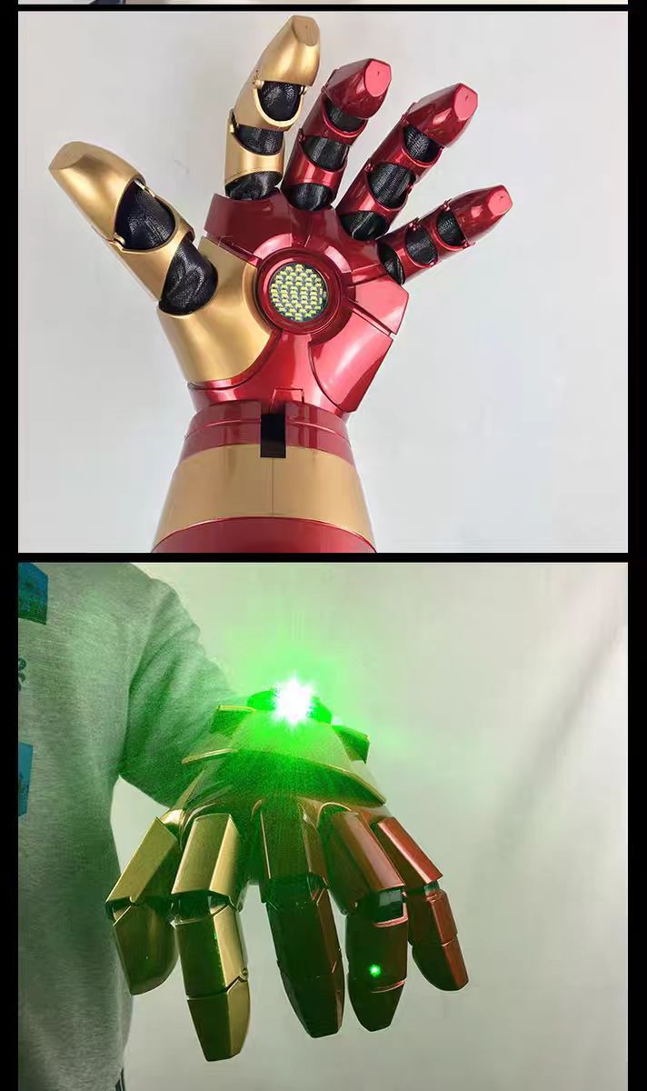 MK42 Iron Man Arm 1:1 Gauntlet – LED & Green Laser, Voice Control