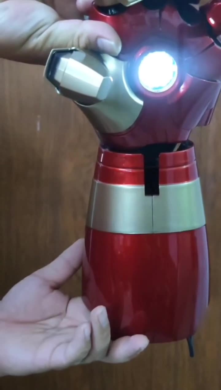 MK42 Iron Man Arm 1:1 Gauntlet – LED & Green Laser, Voice Control