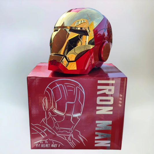 Mechahead Iron Man MK5 Helmet | English Version | Voice Control | 1:1 Wearable Collectible Mask