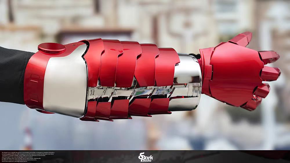 MK5 Wearable Arm & Hand Replica | Voice + Touch + Remote Control Collectible Prop | 1:1 Full Metal Finish